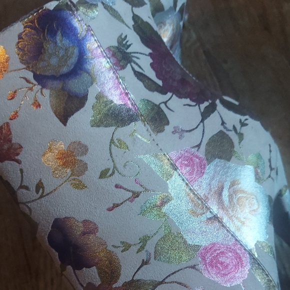 Floral Stiletto Ankle Boots - Picture 10 of 13